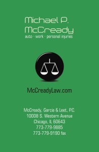 Business card - Michael P. McCready