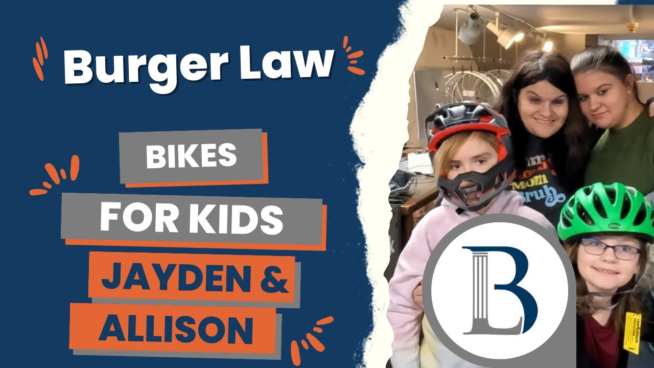 Meet our Bikes For Kids December 2022 winners, Jayden and Allison!